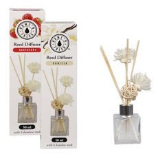 Scented Diffuser 50ml & Flower Sticks - Assorted Fragrances